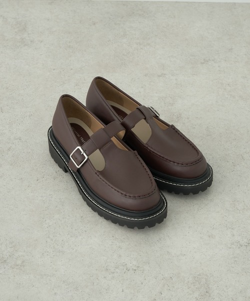 ORiental TRaffic（オリエンタルトラフィック）の「ORientalTRaffic Tストラップシューズ（ドレスシューズ・レディース・ブラック/ブラウン・35/37/39/38/36）」の2枚目の写真