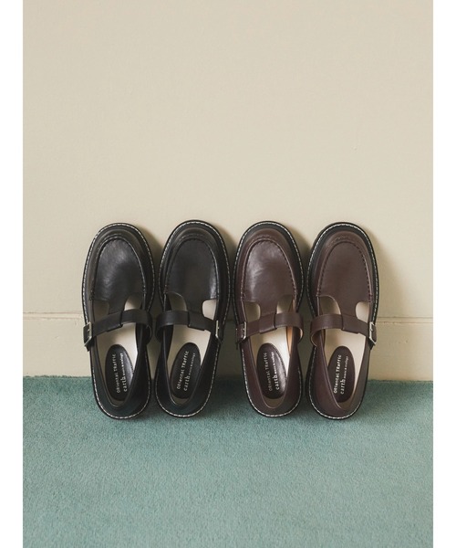 ORiental TRaffic（オリエンタルトラフィック）の「ORientalTRaffic Tストラップシューズ（ドレスシューズ・レディース・ブラック/ブラウン・35/37/39/38/36）」の13枚目の写真