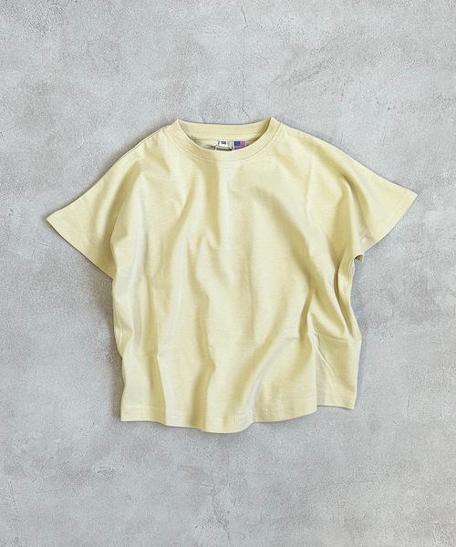 Life Support Products（ライフサポートプロダクツ）の「【コットンUSA】ドルマンTシャツ(80～150cm)（Tシャツ/カットソー・キッズ・オフホワイト/テラコッタ/ベージュ/ダークブルー/チャコール/ラベンダー/ライトブルー/ライトグリーン・110/120/100/130/95/140/150/90/80）」の5枚目の写真