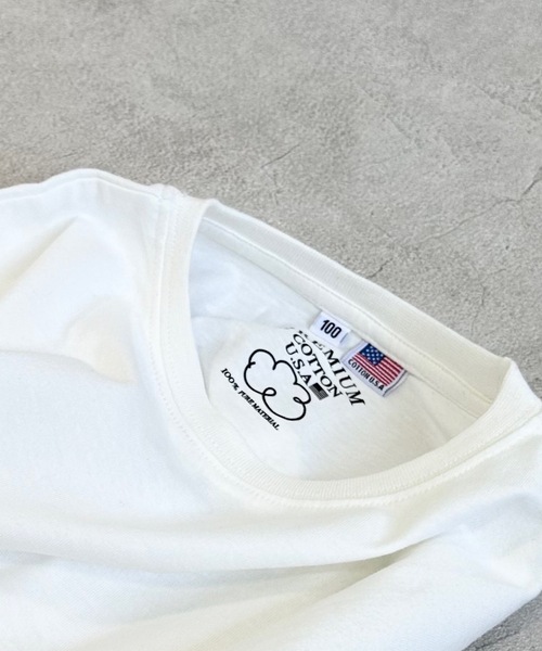 Life Support Products（ライフサポートプロダクツ）の「【コットンUSA】ドルマンTシャツ(80～150cm)（Tシャツ/カットソー・キッズ・オフホワイト/テラコッタ/ベージュ/ダークブルー/チャコール/ラベンダー/ライトブルー/ライトグリーン・110/120/100/130/95/140/150/90/80）」の13枚目の写真