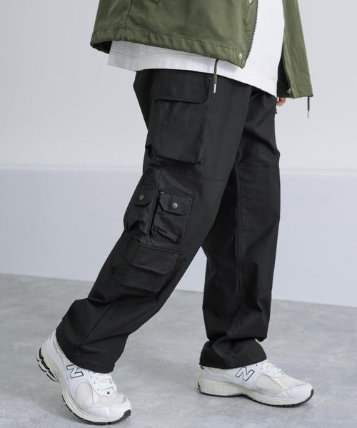 KRIFF MAYER（クリフメイヤー）の「KRIFF MAYER クリフメイヤー マルチポケットストレッチツイルクライミングカーゴパンツ（カーゴパンツ・メンズ・マルチ/ブラック/ベージュ/カーキ・L/M/XL）」の5枚目の写真