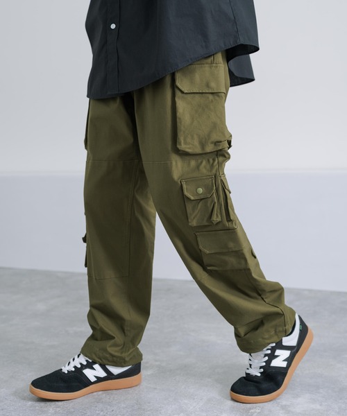 KRIFF MAYER（クリフメイヤー）の「KRIFF MAYER クリフメイヤー マルチポケットストレッチツイルクライミングカーゴパンツ（カーゴパンツ・メンズ・マルチ/ブラック/ベージュ/カーキ・L/M/XL）」の13枚目の写真