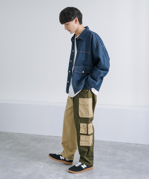 KRIFF MAYER（クリフメイヤー）の「KRIFF MAYER クリフメイヤー マルチポケットストレッチツイルクライミングカーゴパンツ（カーゴパンツ・メンズ・マルチ/ブラック/ベージュ/カーキ・L/M/XL）」の20枚目の写真