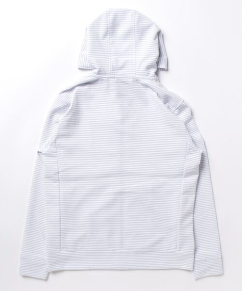 MONSIEUR NICOLE(ムッシュニコル)の「タックボーダー ZIP-UPフーディ(パーカー・メンズ・ホワイト×ブラック/ネイビー×ホワイト/サックスブルー・X-LARGE/MEDIUM/LARGE)」の4枚目の写真