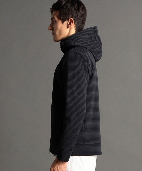 MONSIEUR NICOLE(ムッシュニコル)の「タックボーダー ZIP-UPフーディ(パーカー・メンズ・ホワイト×ブラック/ネイビー×ホワイト/サックスブルー・X-LARGE/MEDIUM/LARGE)」の14枚目の写真