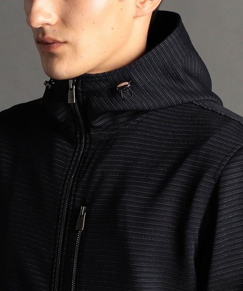 MONSIEUR NICOLE(ムッシュニコル)の「タックボーダー ZIP-UPフーディ(パーカー・メンズ・ホワイト×ブラック/ネイビー×ホワイト/サックスブルー・X-LARGE/MEDIUM/LARGE)」の13枚目の写真