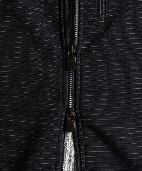 MONSIEUR NICOLE(ムッシュニコル)の「タックボーダー ZIP-UPフーディ(パーカー・メンズ・ホワイト×ブラック/ネイビー×ホワイト/サックスブルー・X-LARGE/MEDIUM/LARGE)」の8枚目の写真