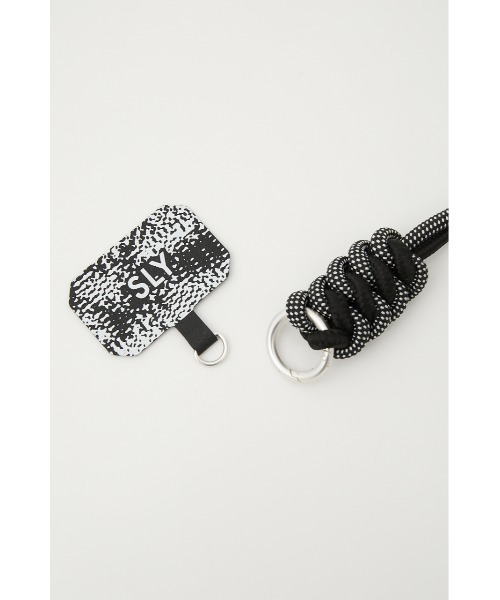 SLY（スライ）の「BI-COLOR PHONE SHOULDER STRAP スマートフォン バイカラー ショルダー スマホショルダー（スマホケース/カバー・レディース・ブラック/グリーン/キャメル・FREE）」の5枚目の写真