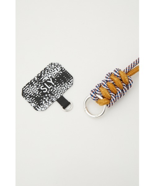 SLY（スライ）の「BI-COLOR PHONE SHOULDER STRAP スマートフォン バイカラー ショルダー スマホショルダー（スマホケース/カバー・レディース・ブラック/グリーン/キャメル・FREE）」の15枚目の写真