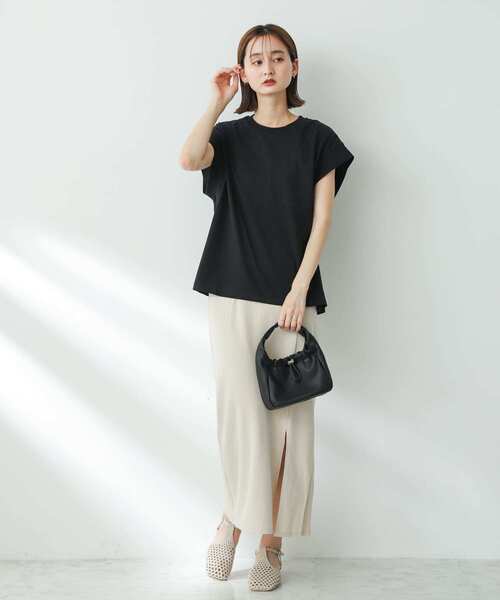 SENSE OF PLACE by URBAN RESEARCH（センスオブプレイスバイアーバンリサーチ）の「スリットペンシルスカート（スカート・レディース・ブラック/ブラウン/ライトベージュ・MEDIUM/SMALL）」の6枚目の写真