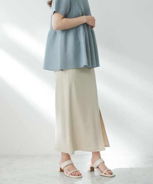 SENSE OF PLACE by URBAN RESEARCH（センスオブプレイスバイアーバンリサーチ）の「スリットペンシルスカート（スカート・レディース・ブラック/ブラウン/ライトベージュ・MEDIUM/SMALL）」の9枚目の写真