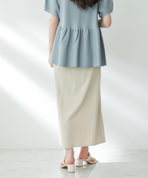 SENSE OF PLACE by URBAN RESEARCH（センスオブプレイスバイアーバンリサーチ）の「スリットペンシルスカート（スカート・レディース・ブラック/ブラウン/ライトベージュ・MEDIUM/SMALL）」の10枚目の写真