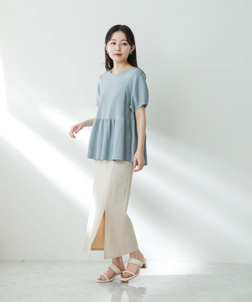 SENSE OF PLACE by URBAN RESEARCH（センスオブプレイスバイアーバンリサーチ）の「スリットペンシルスカート（スカート・レディース・ブラック/ブラウン/ライトベージュ・MEDIUM/SMALL）」の12枚目の写真