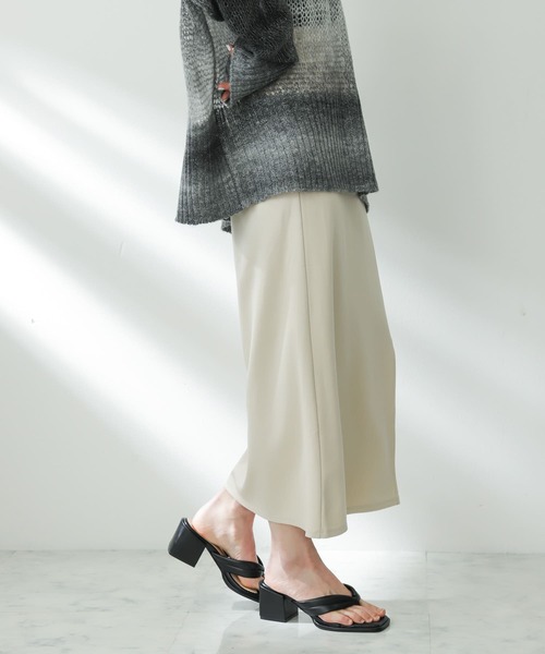 SENSE OF PLACE by URBAN RESEARCH（センスオブプレイスバイアーバンリサーチ）の「スリットペンシルスカート（スカート・レディース・ブラック/ブラウン/ライトベージュ・MEDIUM/SMALL）」の15枚目の写真