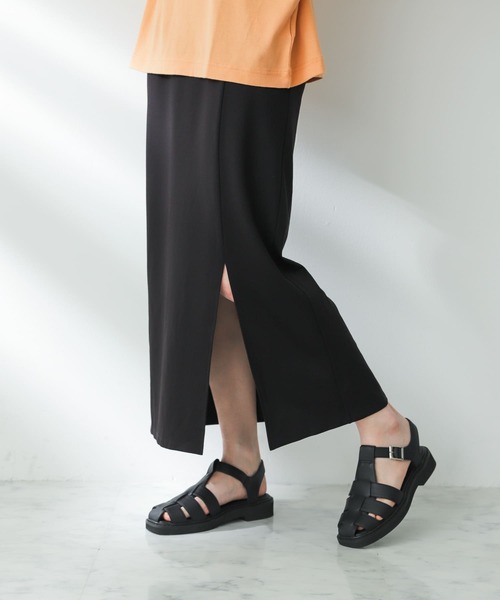 SENSE OF PLACE by URBAN RESEARCH（センスオブプレイスバイアーバンリサーチ）の「スリットペンシルスカート（スカート・レディース・ブラック/ブラウン/ライトベージュ・MEDIUM/SMALL）」の19枚目の写真