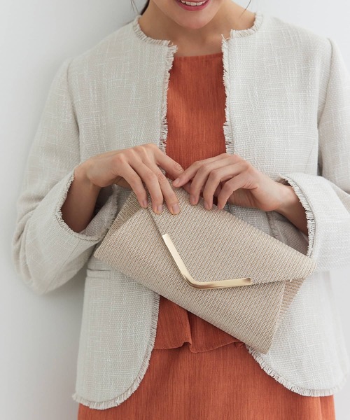 Edit Sheen（エディットシーン）の「レターデザインラメパーティークラッチ（クラッチバッグ・レディース・ゴールド/ブラック/シルバー・FREE）」の3枚目の写真