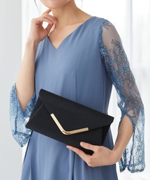 レターデザインラメパーティークラッチ