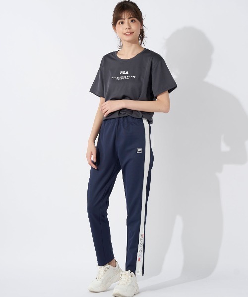 FILA（フィラ）の「【FILA:フィラ】ジャージ脇切替スキニー