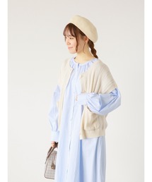 ehka sopo | ポケット付クルーネックベスト(ベスト)