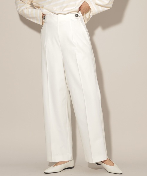 BARNYARDSTORM（バンヤードストーム）の「BARNYARDSTORM / マリンセミワイドパンツ（その他パンツ・レディース・ネイビー/ベージュ/ホワイト・1/0）」の4枚目の写真