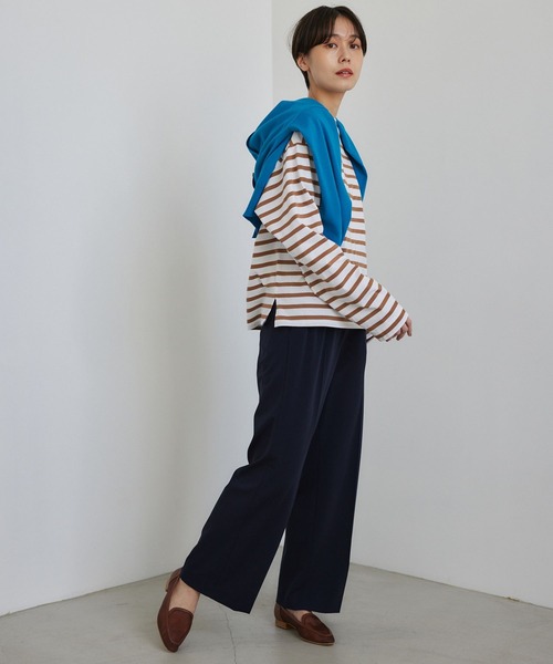 BARNYARDSTORM（バンヤードストーム）の「BARNYARDSTORM / マリンセミワイドパンツ（その他パンツ・レディース・ネイビー/ベージュ/ホワイト・1/0）」の20枚目の写真