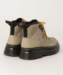 Dr. Martens Boury Nylon & Leather Casual Boots in Pale Olive