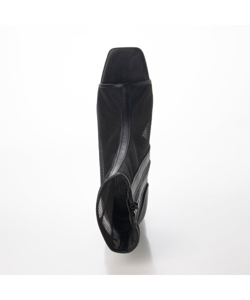 Realta（レアルタ）の「Realta(レアルタ)スクエアトゥメッシュブーツサンダル（サンダル・レディース・ブラック/レオパード/アイボリー・M/L/LL/S）」の21枚目の写真