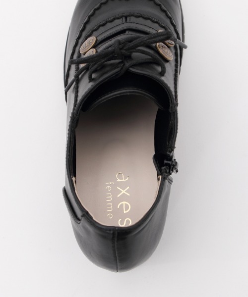 【極美品】axes femme　ナポレオンブーティー　L　黒　茶　2足セット 極美品】axes femme ナポレオンブーティー L 黒 茶 2足セット
