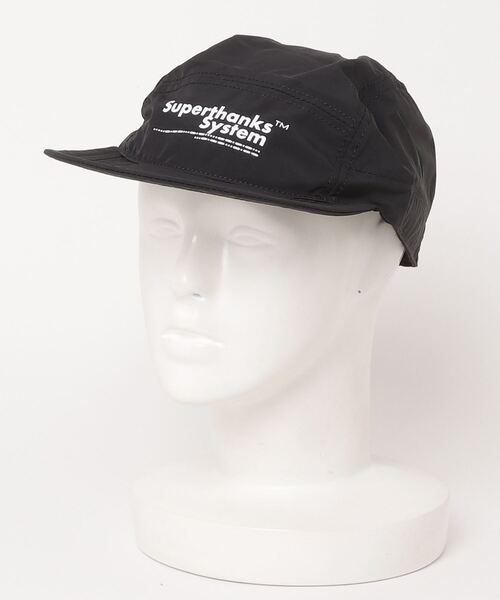 SUPERTHANKS（スーパーサンクス）の「【SUPERTHANKS】AWNING COVER JET CAP（キャップ・メンズ・ブラック/ホワイト×ブラック/グレイッシュベージュ/ブラック×ホワイト・FREE）」の6枚目の写真
