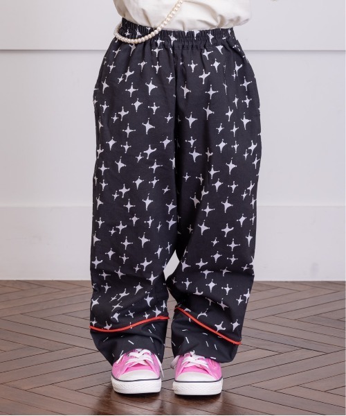 HOGAN RANCH WEAR（ホーガンランチウエア）の「リラックスロングパンツ(80～130cm)（その他パンツ・キッズ・マルチ/ブラック・100/120/90/130/110）」の2枚目の写真