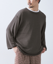 417 EDIFICE | リネンライククルーネック(ニット/セーター)