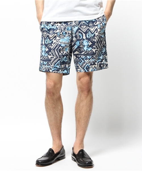 Big John（ビッグジョン）の「Big John.Calif(ビッグジョン.カリフ) デザインショートパンツ（その他パンツ・メンズ・オレンジ/ネイビー・32/30/34）」の2枚目の写真