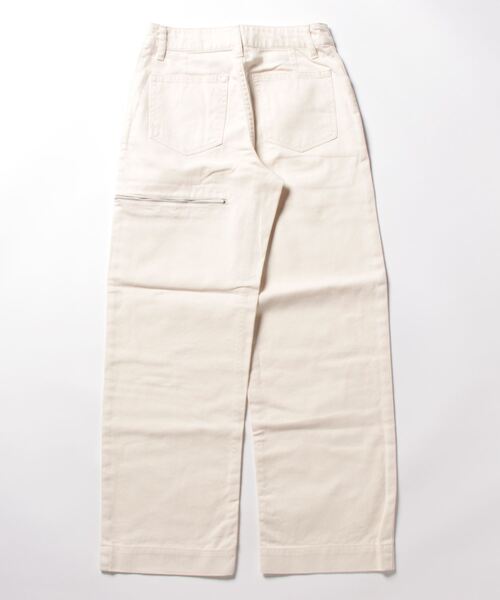 NOISE MAKER（ノイズメーカー）の「アシンメトリーデニム*アイボリー*（デニムパンツ・レディース・アイボリー・36/38/40）」の10枚目の写真