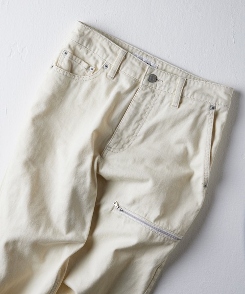 NOISE MAKER（ノイズメーカー）の「アシンメトリーデニム*アイボリー*（デニムパンツ・レディース・アイボリー・36/38/40）」の8枚目の写真