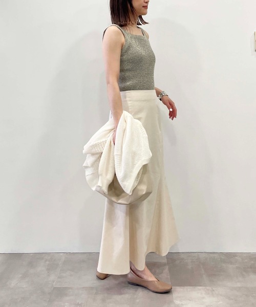 PICCIN（ピッチン）の「【WEB限定】2WAYニットリブタンクトップ（タンクトップ・レディース・グレー/チェリーピンク/ネイビー・M）」の14枚目の写真