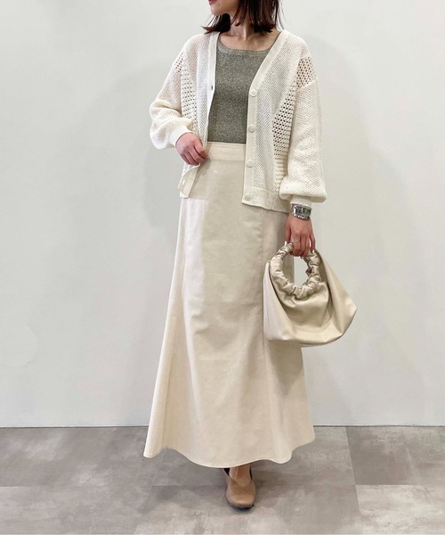 PICCIN（ピッチン）の「【WEB限定】2WAYニットリブタンクトップ（タンクトップ・レディース・グレー/チェリーピンク/ネイビー・M）」の9枚目の写真