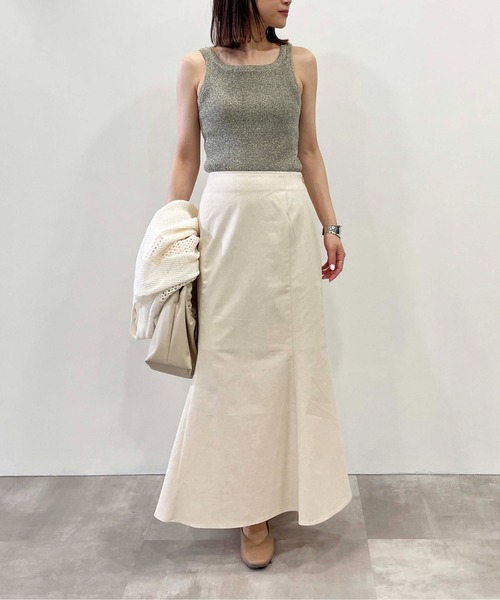 PICCIN（ピッチン）の「【WEB限定】2WAYニットリブタンクトップ（タンクトップ・レディース・グレー/チェリーピンク/ネイビー・M）」の16枚目の写真