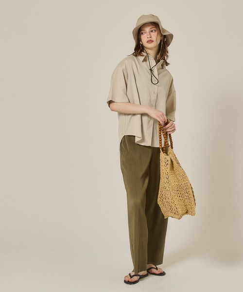 coca（coca）（コカ）の「ポケッタブル・ホライズンハット（ハット・レディース・ブラック/ベージュ・ONE SIZE）」の5枚目の写真