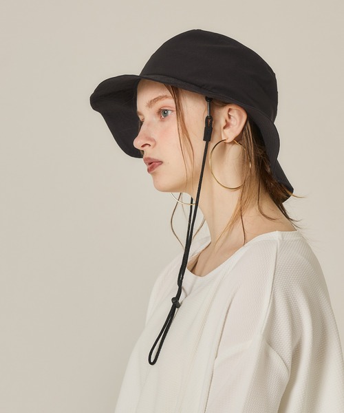 coca（coca）（コカ）の「ポケッタブル・ホライズンハット（ハット・レディース・ブラック/ベージュ・ONE SIZE）」の9枚目の写真