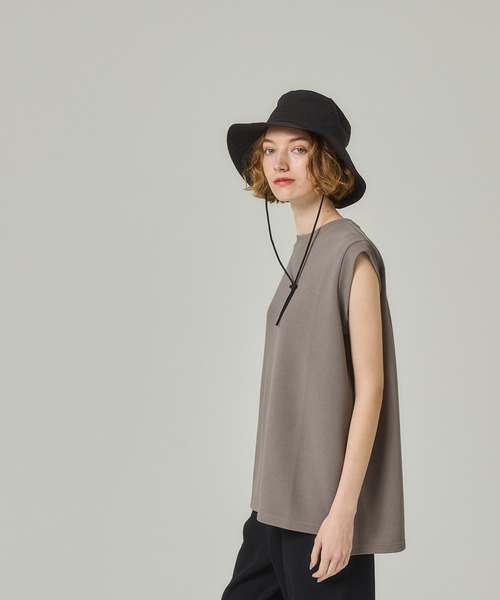 coca（coca）（コカ）の「ポケッタブル・ホライズンハット（ハット・レディース・ブラック/ベージュ・ONE SIZE）」の12枚目の写真