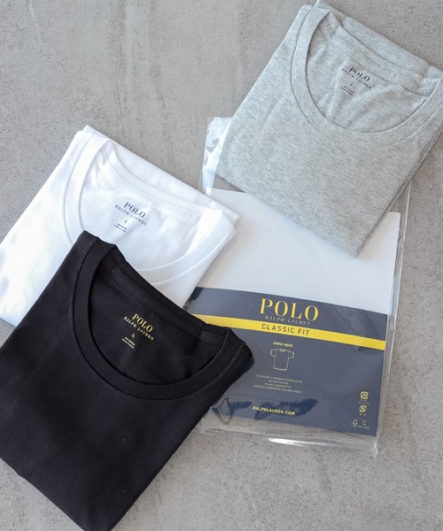 ◆POLO RALPH LAUREN クルーネックアンダーシャツパック POLO RALPH LAUREN インナーシャツ 肌着 「POLO LAUREN