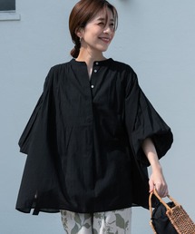 URBAN RESEARCH DOORS | コットンボイルギャザーブラウス(シャツ/ブラウス)