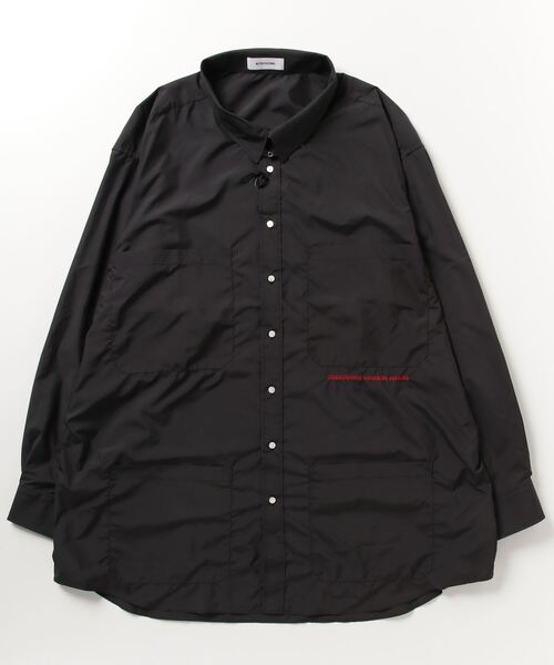 bodysong.(ボディソング)の「BODYSONG./ボディソング/LIMONTA BIG SHIRT LS(シャツ/ブラウス・メンズ・ブラック・F)」の1枚目の写真