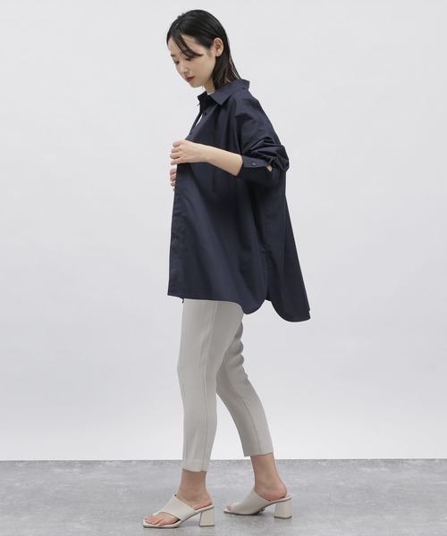 LAKOLE（ラコレ）の「BIGシルエットシャツ / 190563（シャツ/ブラウス・レディース・オフホワイト/ネイビー/ブルー・SMALL/MEDIUM）」の7枚目の写真