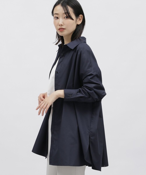 LAKOLE（ラコレ）の「BIGシルエットシャツ / 190563（シャツ/ブラウス・レディース・オフホワイト/ネイビー/ブルー・SMALL/MEDIUM）」の8枚目の写真