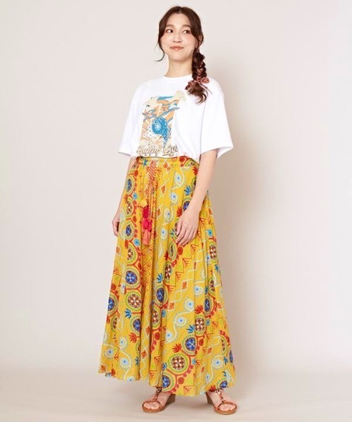 チャイハネ（チャイハネ）の「【チャイハネ】ネオリメンズTシャツ（Tシャツ/カットソー・メンズ・パープル/イエロー/グレー/ブラック/ホワイト・L/M）」の8枚目の写真