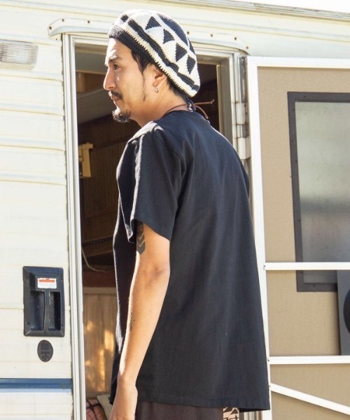 チャイハネ（チャイハネ）の「【チャイハネ】ネオリメンズTシャツ（Tシャツ/カットソー・メンズ・パープル/イエロー/グレー/ブラック/ホワイト・L/M）」の10枚目の写真