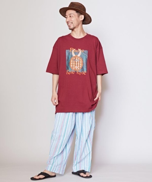 チャイハネ（チャイハネ）の「【チャイハネ】ネオリメンズTシャツ（Tシャツ/カットソー・メンズ・パープル/イエロー/グレー/ブラック/ホワイト・L/M）」の11枚目の写真