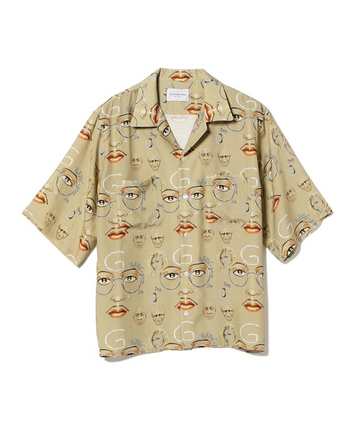 Black Weirdos(ブラックウィドウ)の「BLACK WEIRDOS / Aloha Shirt(シャツ/ブラウス・メンズ・ベージュ・X-LARGE/MEDIUM/LARGE)」の2枚目の写真