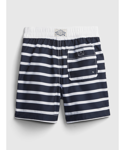 GAP（ギャップ）の「ブレトンストライプ 水着 サーフトランクス (幼児)（水着・キッズ・ブルー・18-24M/2 YRS/5 YRS/3 YRS/4 YRS/12-18M/6-12M）」の2枚目の写真